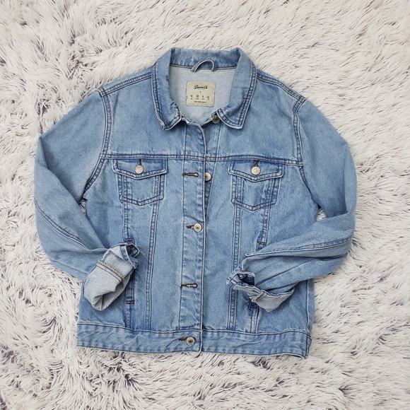 Denim&Co Jackets & Blazers - Light Wash Denim Jacket